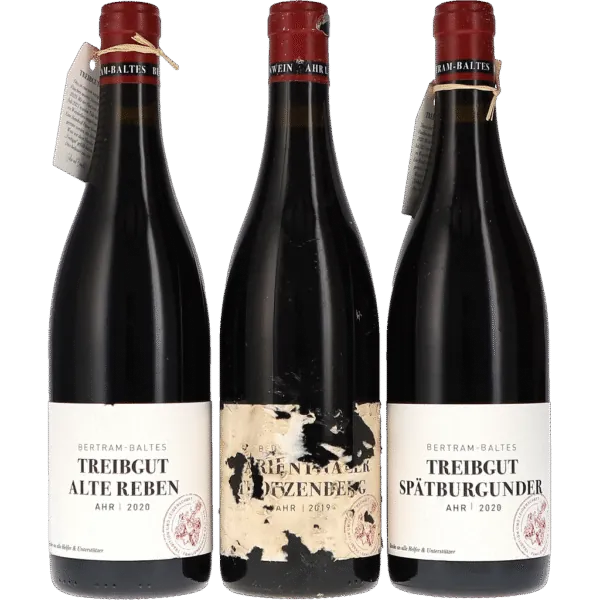 Treibgut Kiste: 2020 Spätburgunder 2020 Alte Reben 2019 Lagenwein 2250ml – Bertram-Baltes