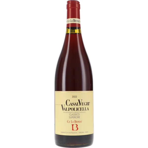 Valpolicella Classico Superiore DOC Casal Vegri  2022 – Cà la Bionda