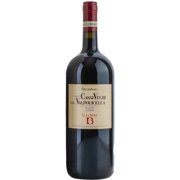 Valpolicella Classico Superiore DOC Casal Vegri Decannale 2008 1500ml Magnum – Cà la Bionda