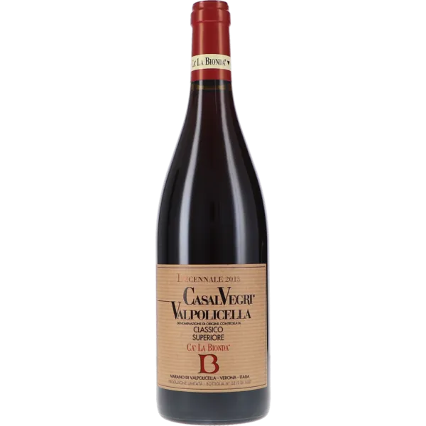 Valpolicella Classico Superiore DOC Casal Vegri Decannale 2013 – Cà la Bionda