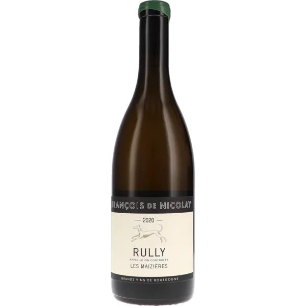 Rully "Les Maizières" blanc Sans Sulfites Ajouté AC 2020 – François de Nicolay