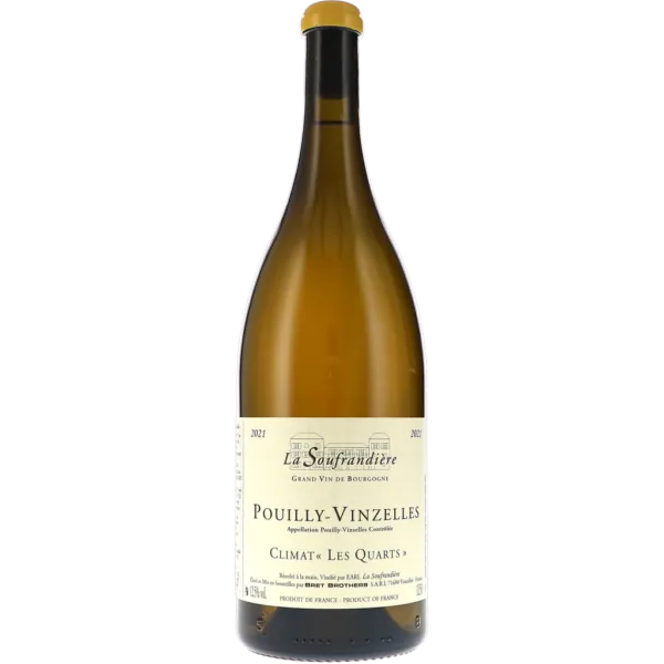 Pouilly-Vinzelles Climat "Les Quarts" AOC 2021 1500ml Magnum – La Soufrandière