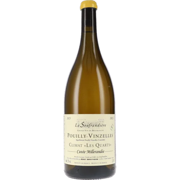 Pouilly-Vinzelles Climat "Les Quarts" Cuvée Millerandée Zen AOC 2023 1500ml Magnum – La Soufrandière