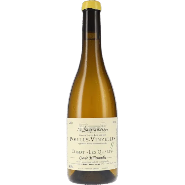Pouilly-Vinzelles Climat "Les Quarts" Cuvée Millerandée Zen AOC 2023 – La Soufrandière