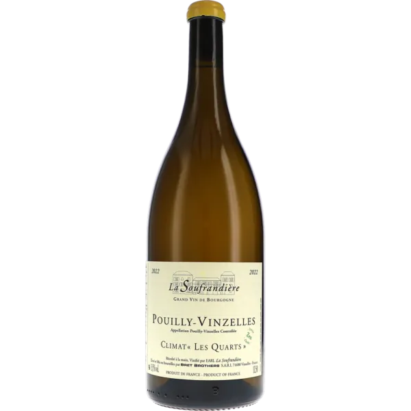 Pouilly-Vinzelles Climat "Les Quarts" Zen AOC 2022 1500ml Magnum – La Soufrandière