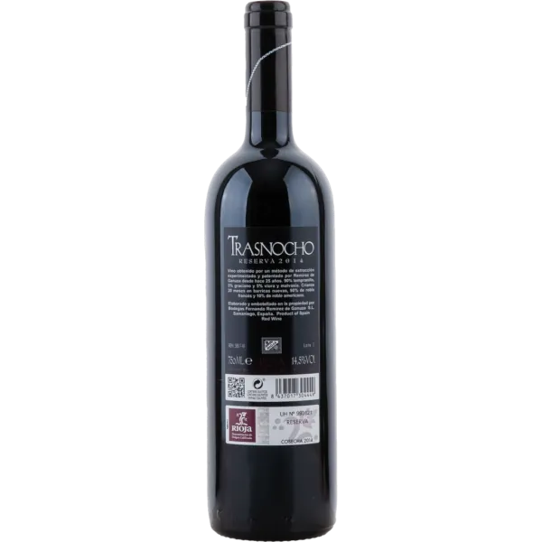 Trasnocho Reserva 2014 – Remirez de Ganuza
