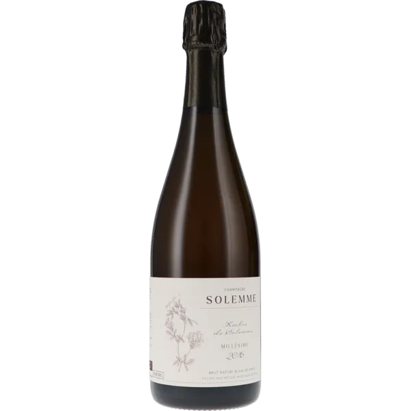 Ambre de Solemme Blanc de Noirs Brut Nature Millésimé 2016 – Solemme