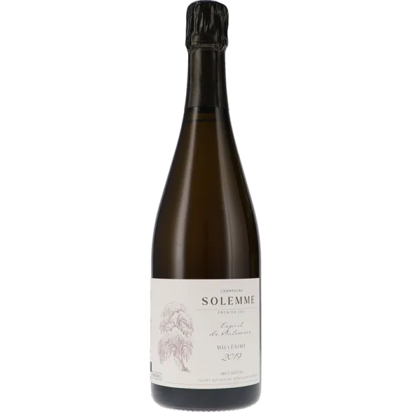Esprit de Solemme, 1er Cru Brut Nature, Millésimé 2019 – Solemme