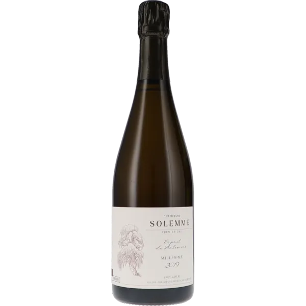 Esprit de Solemme, 1er Cru Brut Nature, Millésimé 2019 – Solemme