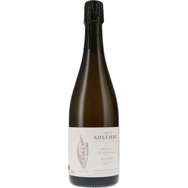 Nature de Solemme Blanc de Blancs Brut Nature Millésimé 2017 – Solemme