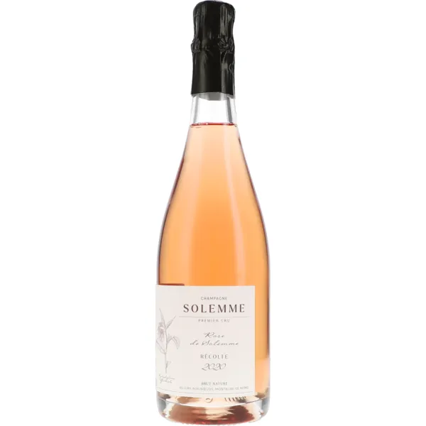 Rose de Solemme, 1er Cru Brut Nature, Millésimé 2020 – Solemme