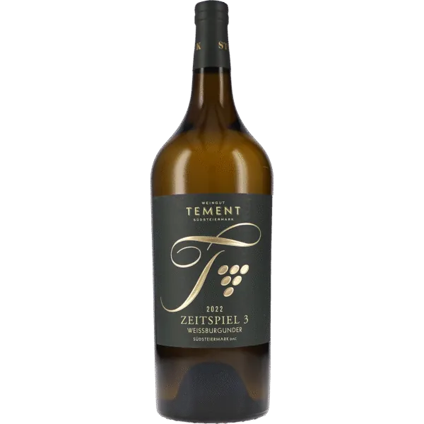 Weisser Burgunder "Zeitspiel 3" Spätfüllung 2022 1500ml Magnum – Tement