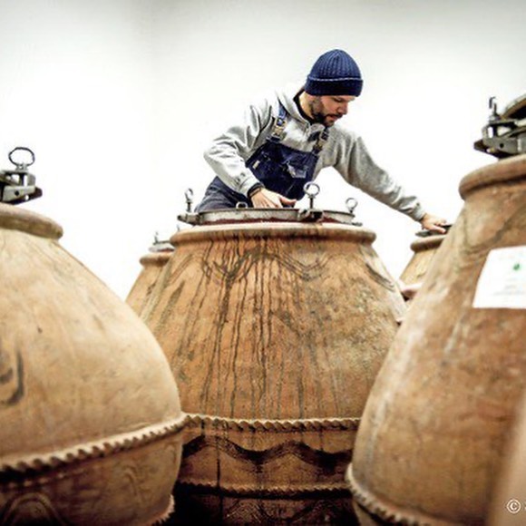 francesco cirelli at his amphorae