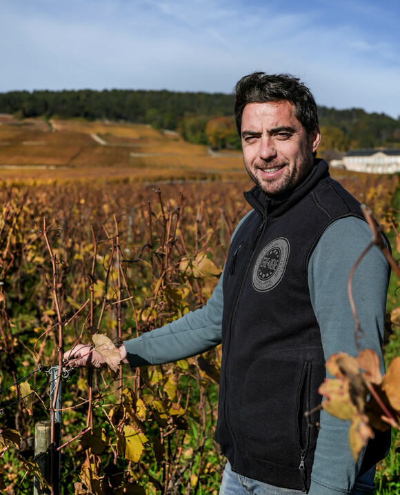 thomas bouley in his vineyards