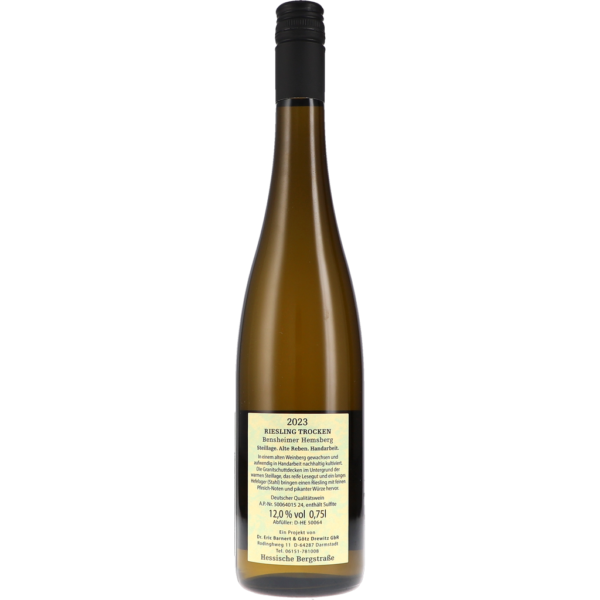 Riesling vieilles vignes "Hemsberg" 2023