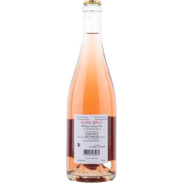 Il nostro Brut Nature Vin Rosé Mousseux