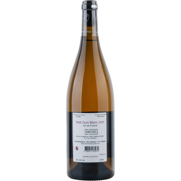 Vin de France "Petit Ours Blanc" 2020