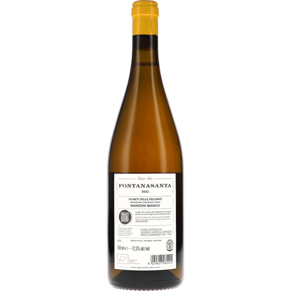 Fontanasanta Manzoni Bianco Vigneti delle Dolomiti IGT 2022