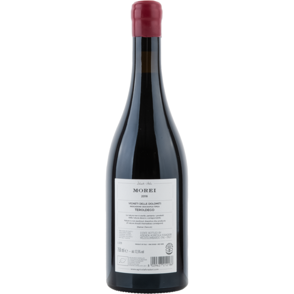Morei Cilindrica Teroldego Vigneti delle Dolomiti IGT 2018