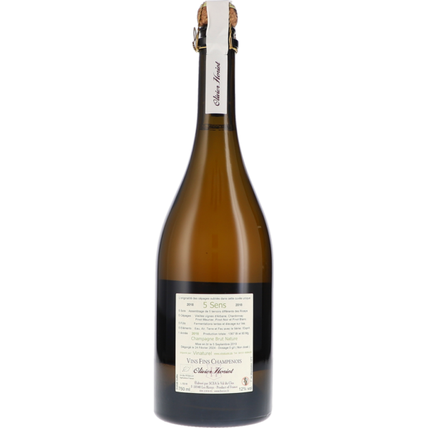 Cuvée "5 Sens" Brut Nature 2018