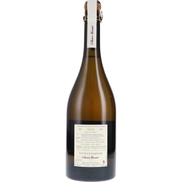 Cuvée "Sève" Blanc de Noirs Brut Nature 2017
