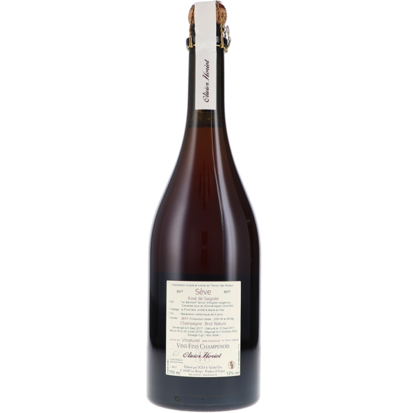 Cuvée "Sève" Rosé de Saignée Brut Nature 2017