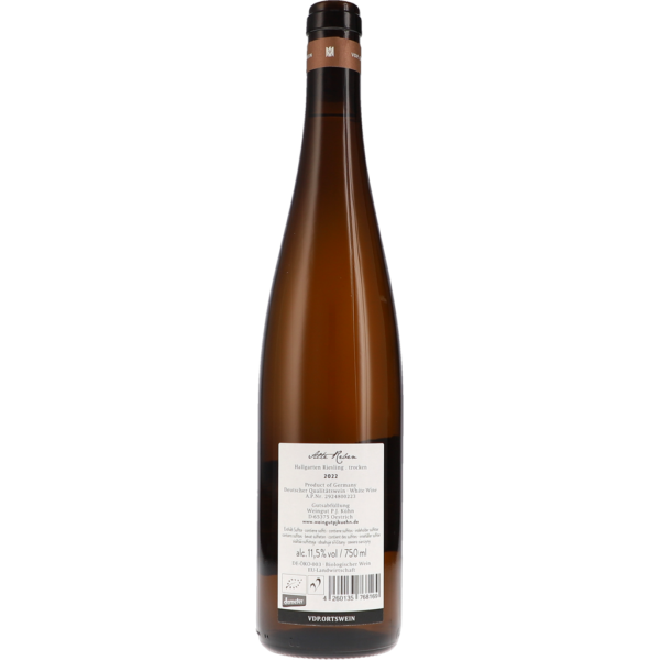 Riesling Hallgarten vieilles vignes 2022