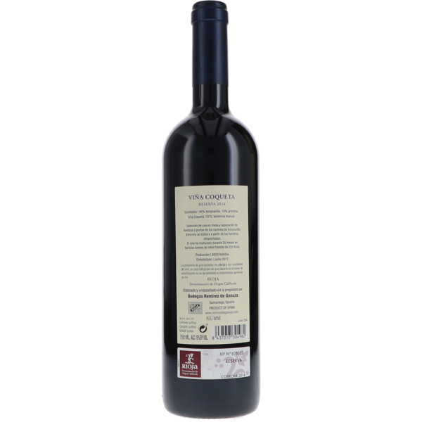 Viña Coqueta Reserva 2014