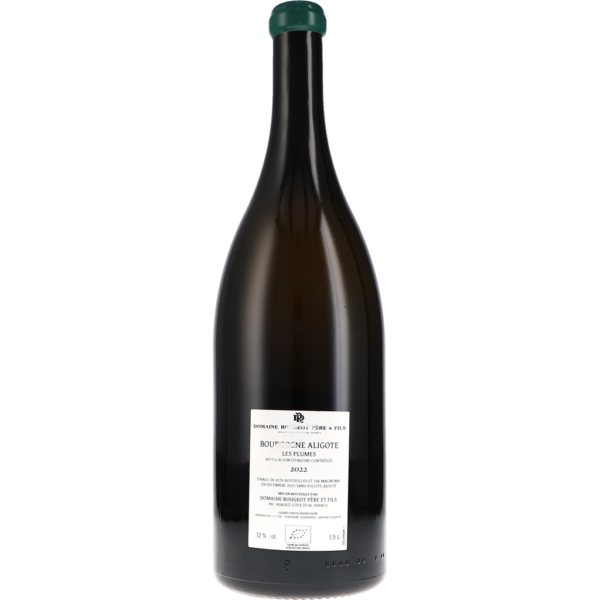 Bourgogne Aligoté "Les Plumes" Sans Sulfite Ajouté AOC 2022 1500ml Magnum