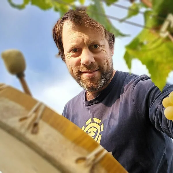 Benoît Marguet bei der Traubenlese in Ambonnay