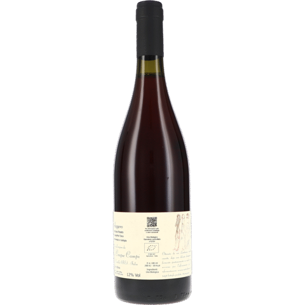 cinque campi fuorleggero rosato frizzante emilia lambrusco igt square ecec png