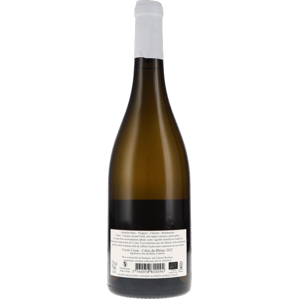 roche audran cotes du rhone blanc cuvee cesar square abdb png