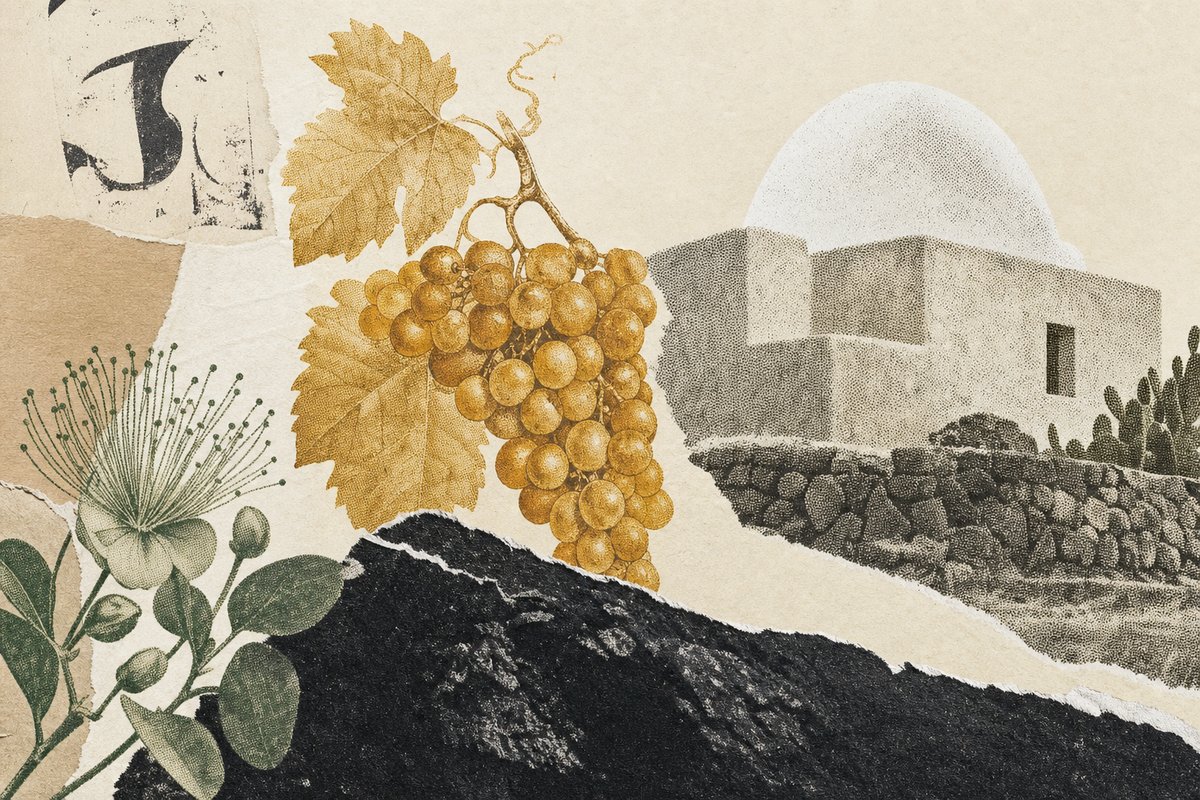 Pantelleria &mdash; Dammuso, Zibibbo, Kapern auf Lava