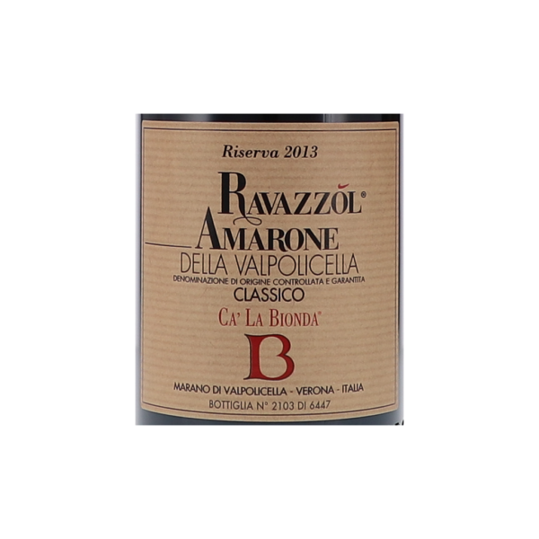 ca la bionda ravazzol amarone della valpolicella riserva docg label ddaf png