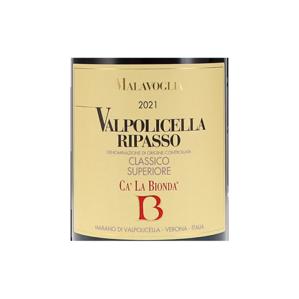 ca la bionda ripasso malavoglia valpolicella classico superiore doc label ddc png