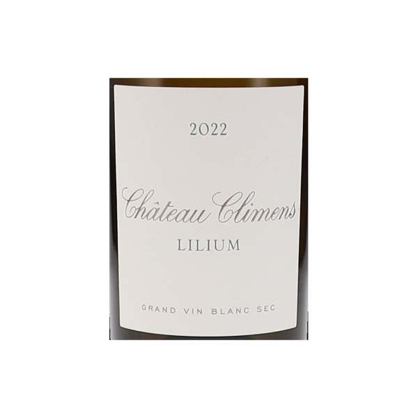 chateau climens lilium grand vin blanc sec aoc label abb png