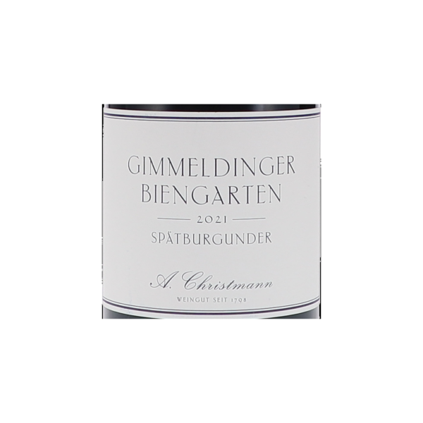 christmann gimmeldinger biengarten spatburgunder vdp erste lage label png