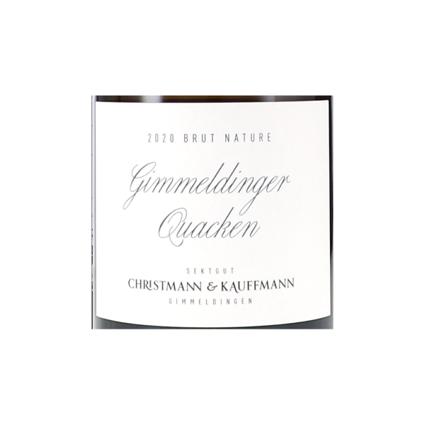 christmann kauffmann gimmeldinger quacken sekt brut nature label fafddc png