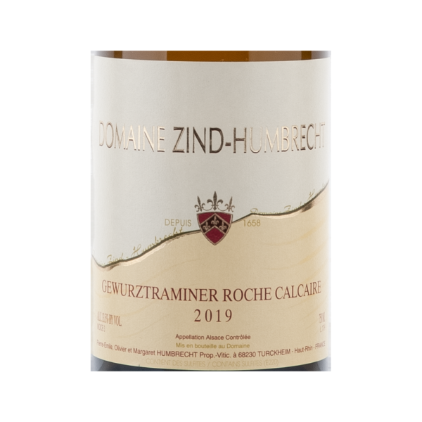 domaine zind humbrecht gewurztraminer roche calcaire label aeeafad png