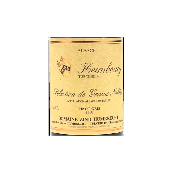 domaine zind humbrecht pinot gris heimbourg selection de grains nobles label bb png