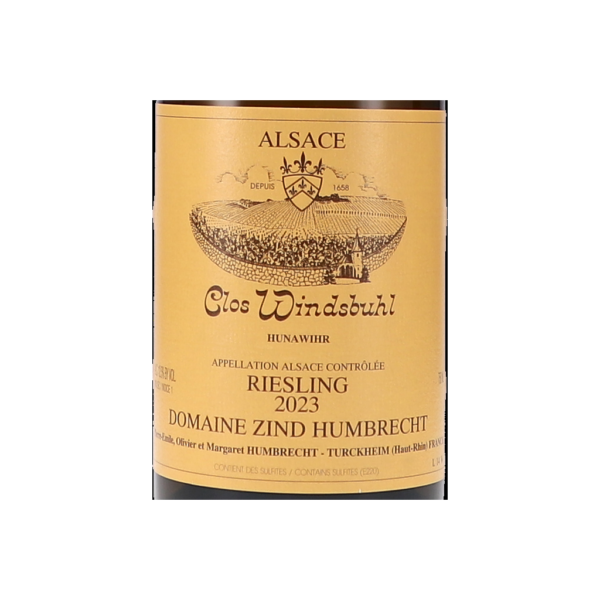 domaine zind humbrecht riesling clos windsbuhl label fecb png
