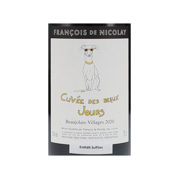 francois de nicolay beaujolais villages cuvee des beaux jours label ecdefc png