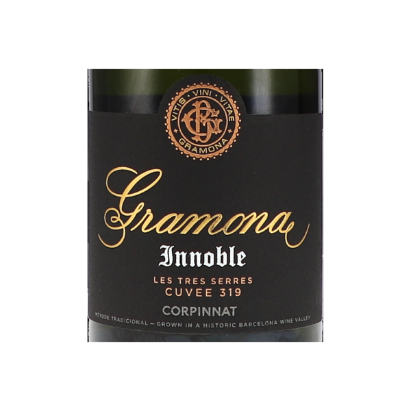 gramona innoble les tres serres cuvee brut nature label ac png