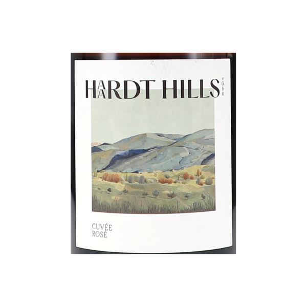 haardt hills cuvee rose sparkling label c png