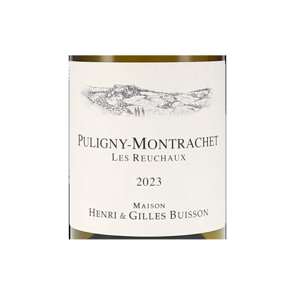 henri gilles buisson puligny montrachet les reuchaux aoc label fa png