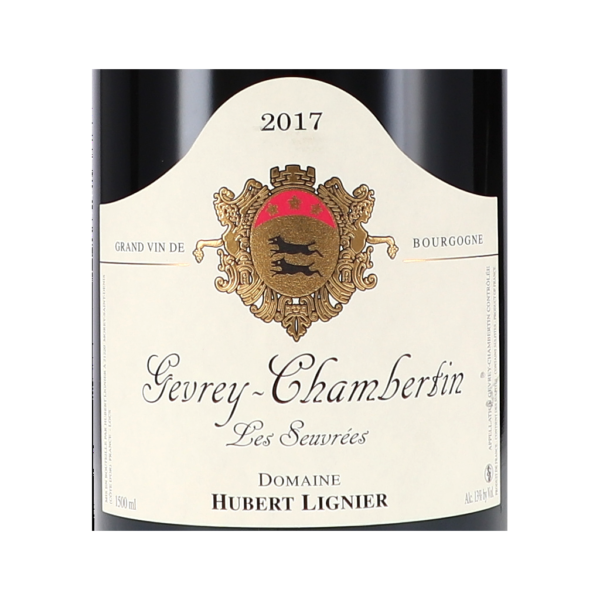 hubert lignier gevrey chambertin les seuvrees aoc ml magnum label fde png