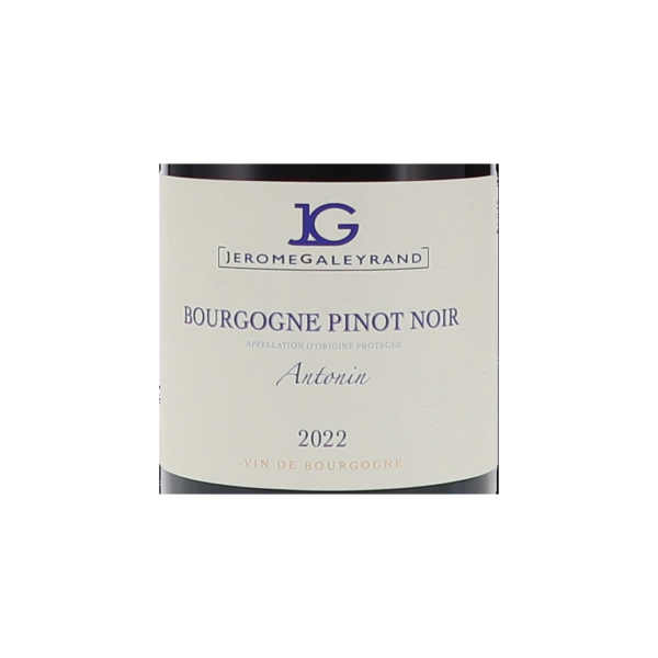 jerome galeyrand bourgogne pinot noir antonin aop label ccc png