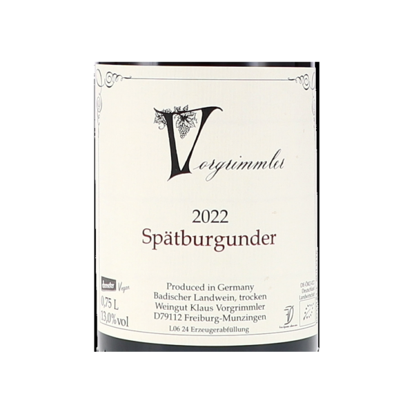klaus vorgrimmler spatburgunder label af png
