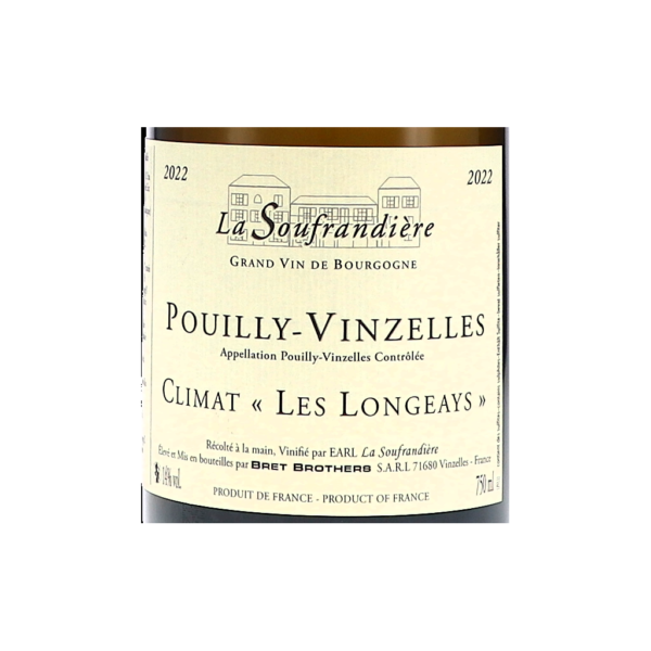 la soufrandiere pouilly vinzelles climat les longeays aoc label fab png