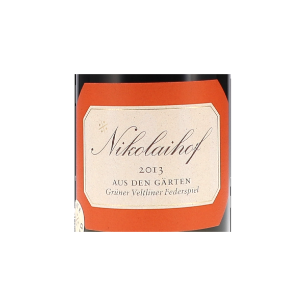 nikolaihof aus den garten gruner veltliner federspiel label dcda png